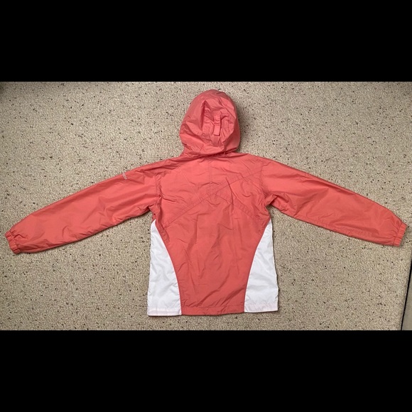 Columbia Peach and White Hooded Jacket size 14/16 - Picture 5 of 5